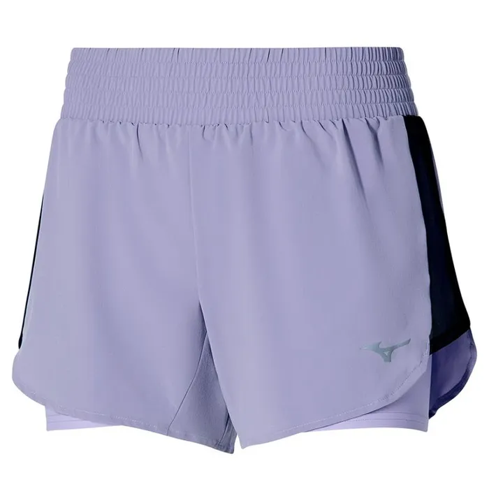Mizuno 2in1 45 Short Wisteriapastel Lilac Women Shorts