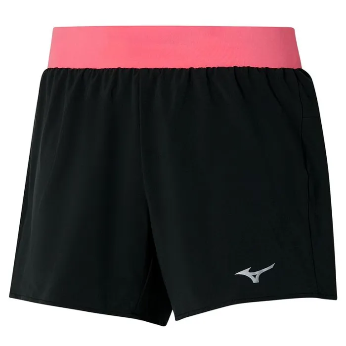 Mizuno Alpha 45 Short Blacksunkissed Coral Women Shorts