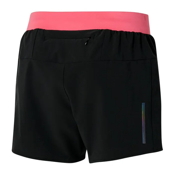 Mizuno Alpha 45 Short Blacksunkissed Coral Women Shorts Mizuno Alpha 45 Short Blacksunkissed Coral Women Shorts