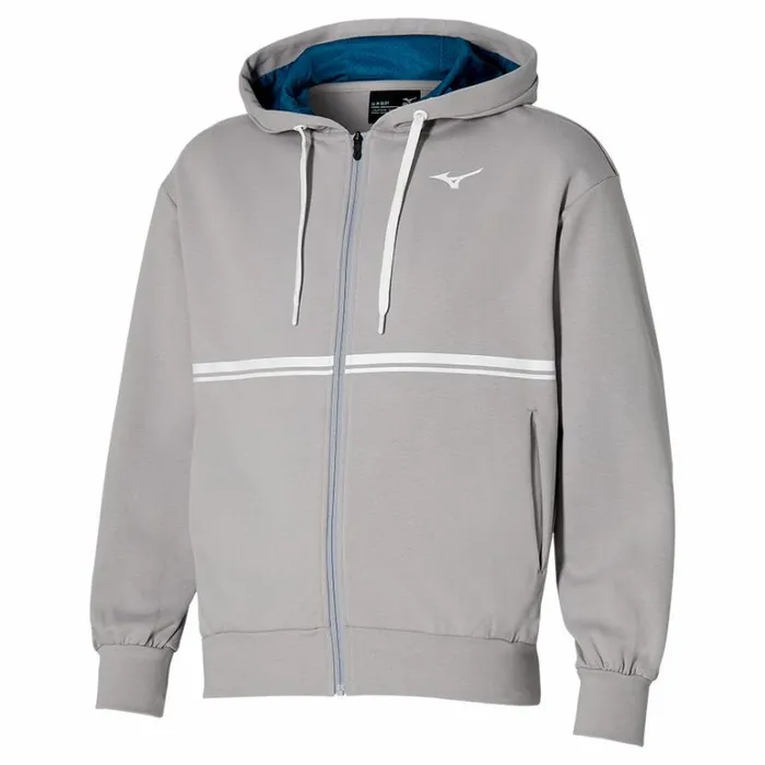 Mizuno Athletics Sweat Jacket Silver Sconce Men Athleticwear