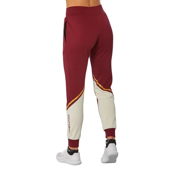 Mizuno Athletics Sweat Pant Cabernet Women Pants Mizuno Athletics Sweat Pant Cabernet Women Pants