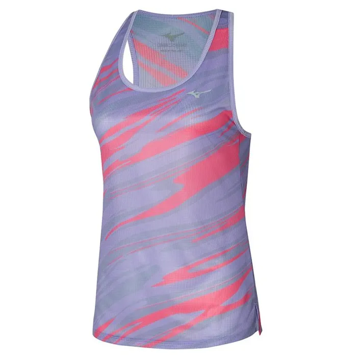 Mizuno DryAeroFlow Graphic Tank Pastel Lilac Women Tops