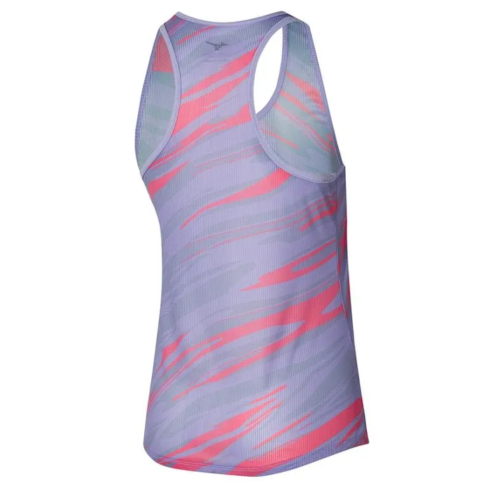 Mizuno DryAeroFlow Graphic Tank Pastel Lilac Women Tops Mizuno DryAeroFlow Graphic Tank Pastel Lilac Women Tops