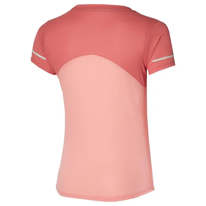Mizuno DryAeroFlow Tee Apricot Blush Women Tops Mizuno DryAeroFlow Tee Apricot Blush Women Tops