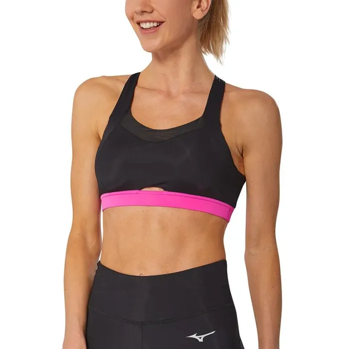 Mizuno High Support Bra Blackpink Women Sports Bras Mizuno High Support Bra Blackpink Women Sports Bras