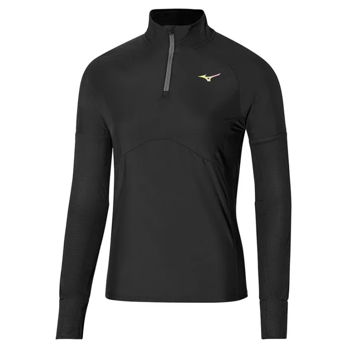 Mizuno Hybrid LS Tee Black Women Tops