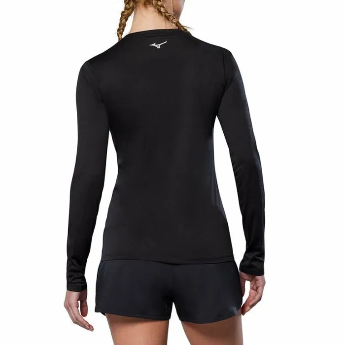 Mizuno IMPULSE CORE LONGSLEEVE TSHIRT Black Women Tops Mizuno IMPULSE CORE LONGSLEEVE TSHIRT Black Women Tops