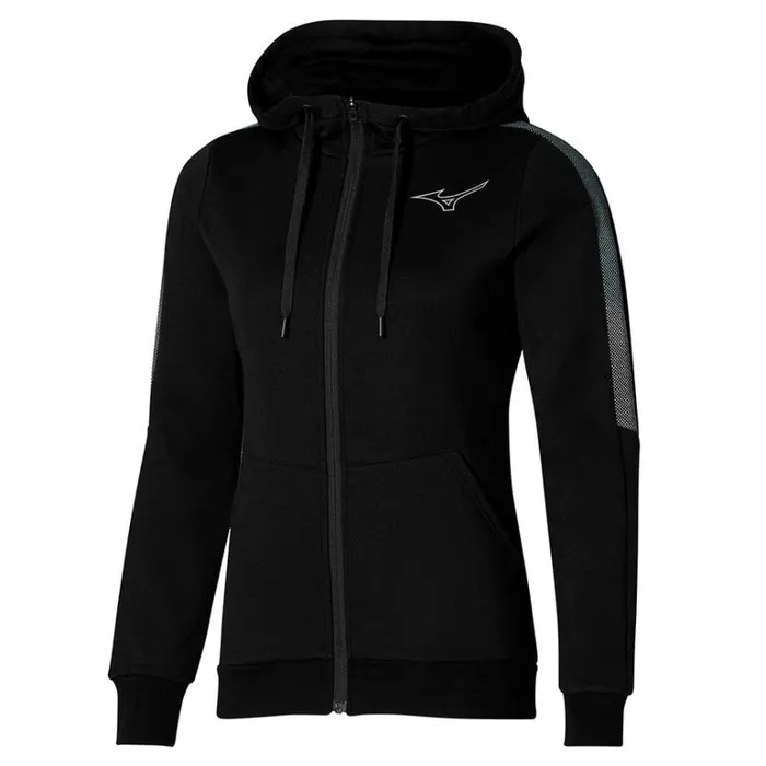 Mizuno Release Sweat Jacket Black Women Jackets