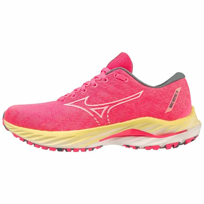 Mizuno WAVE INSPIRE 19 Hvpinkswhiteluminous Women Running