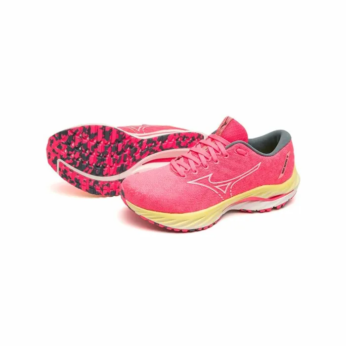 Mizuno WAVE INSPIRE 19 Hvpinkswhiteluminous Women Running