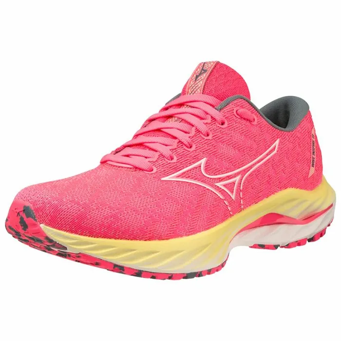 Mizuno WAVE INSPIRE 19 Hvpinkswhiteluminous Women Running
