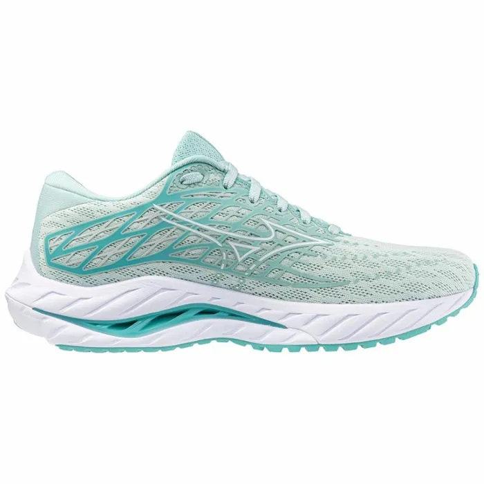 Mizuno WAVE INSPIRE 20 Eggshell Bluewhiteblue Turqu Women Running Mizuno WAVE INSPIRE 20 Eggshell Bluewhiteblue Turqu Women Running