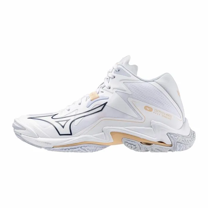Mizuno WAVE LIGHTNING Z8 MID Whitenavypeonypeachparfait Women Volleyball
