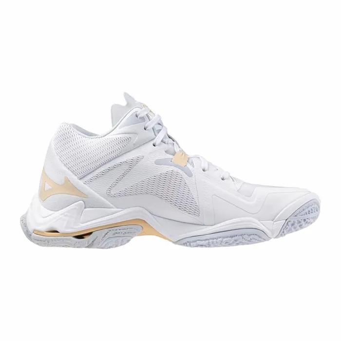 Mizuno WAVE LIGHTNING Z8 MID Whitenavypeonypeachparfait Women Volleyball Mizuno WAVE LIGHTNING Z8 MID Whitenavypeonypeachparfait Women Volleyball