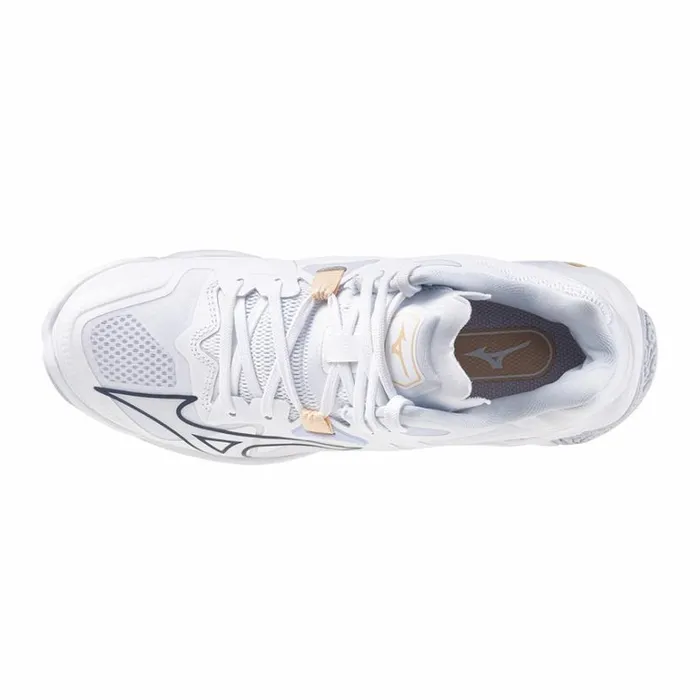Mizuno WAVE LIGHTNING Z8 MID Whitenavypeonypeachparfait Women Volleyball Mizuno WAVE LIGHTNING Z8 MID Whitenavypeonypeachparfait Women Volleyball