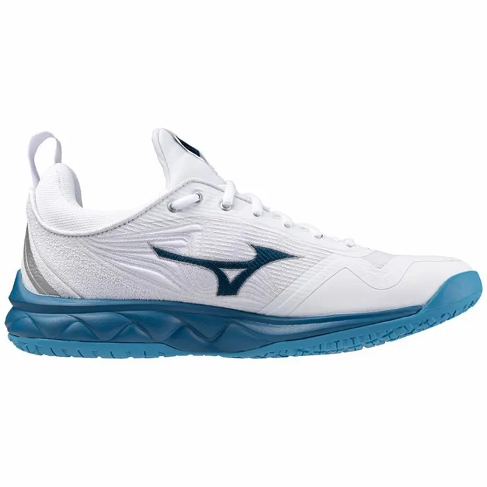 Mizuno WAVE LUMINOUS 2 Whitesailor Bluesilver Women Volleyball Mizuno WAVE LUMINOUS 2 Whitesailor Bluesilver Women Volleyball