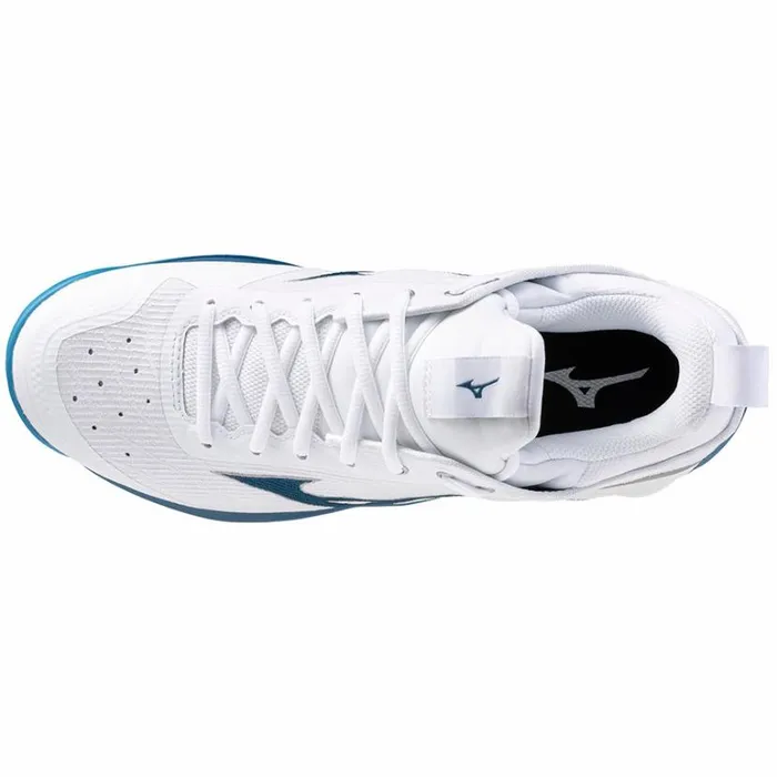 Mizuno WAVE LUMINOUS 2 Whitesailor Bluesilver Women Volleyball Mizuno WAVE LUMINOUS 2 Whitesailor Bluesilver Women Volleyball