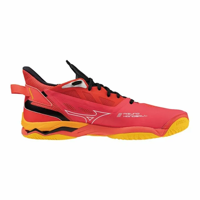 Mizuno WAVE MIRAGE 5 Radiant Redwhitecarrot Curl Women Handball Mizuno WAVE MIRAGE 5 Radiant Redwhitecarrot Curl Women Handball
