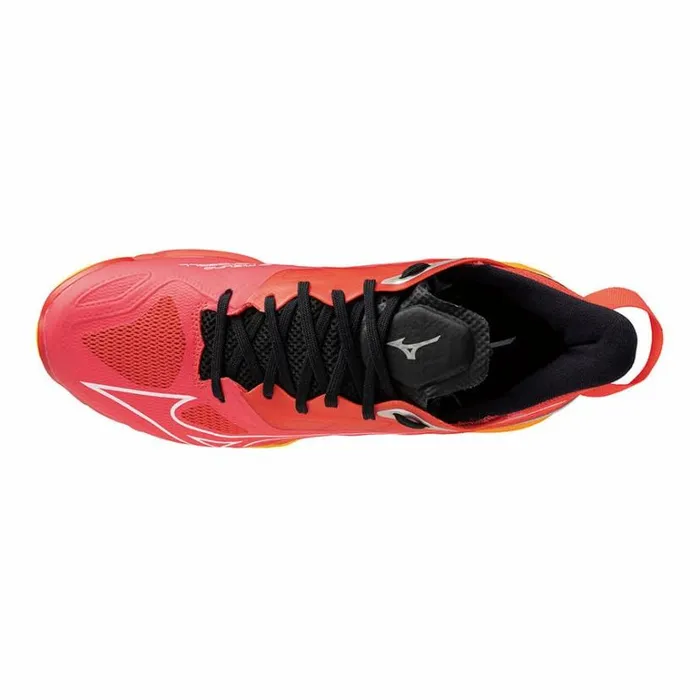 Mizuno WAVE MIRAGE 5 Radiant Redwhitecarrot Curl Women Handball Mizuno WAVE MIRAGE 5 Radiant Redwhitecarrot Curl Women Handball