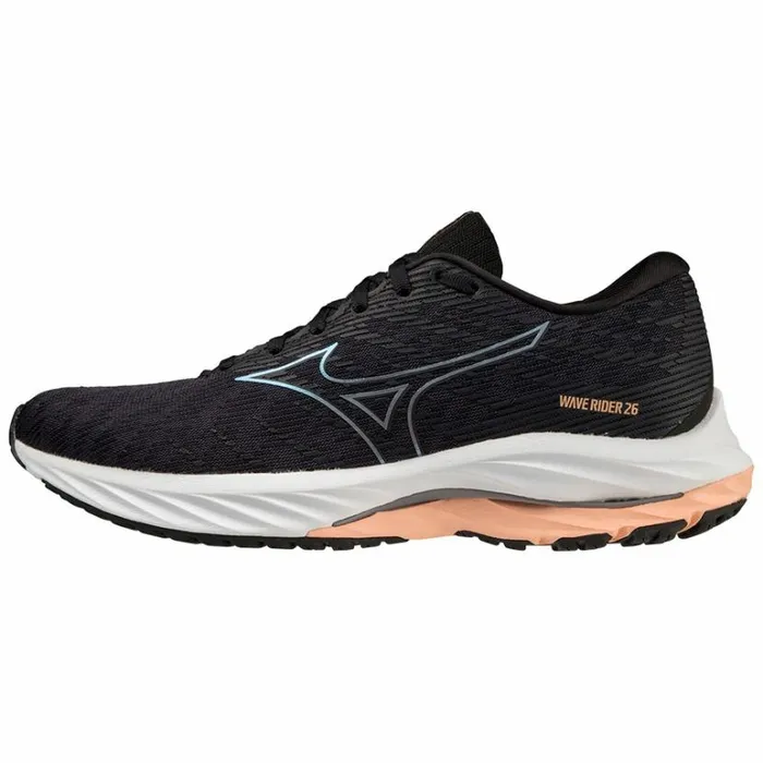 Mizuno Wave Rider 26 Grayquicksilversalmon Women Running