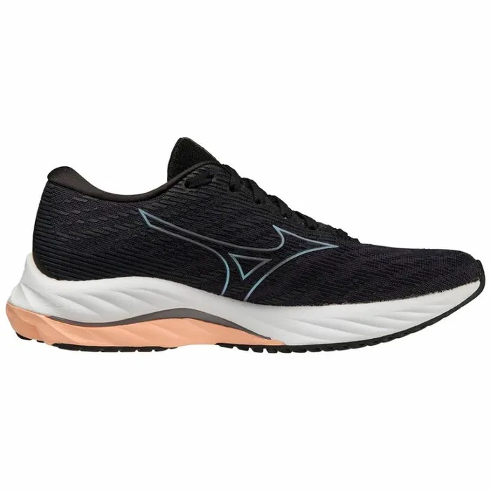Mizuno Wave Rider 26 Grayquicksilversalmon Women Running Mizuno Wave Rider 26 Grayquicksilversalmon Women Running