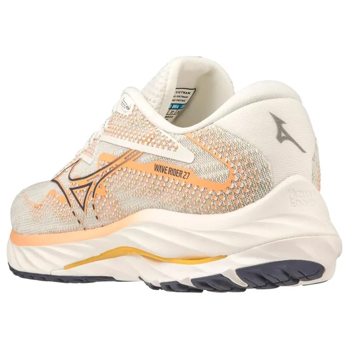 Mizuno WAVE RIDER 27 Swhitenbluecoralreef Women Running Mizuno WAVE RIDER 27 Swhitenbluecoralreef Women Running
