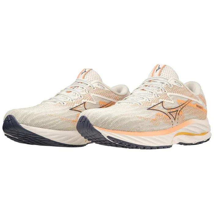 Mizuno WAVE RIDER 27 Swhitenbluecoralreef Women Running Mizuno WAVE RIDER 27 Swhitenbluecoralreef Women Running