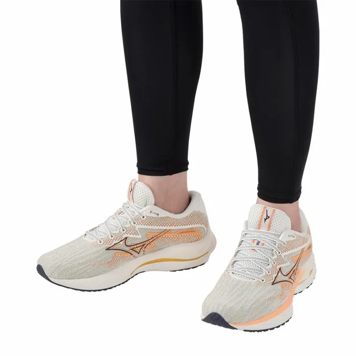 Mizuno WAVE RIDER 27 Swhitenbluecoralreef Women Running Mizuno WAVE RIDER 27 Swhitenbluecoralreef Women Running