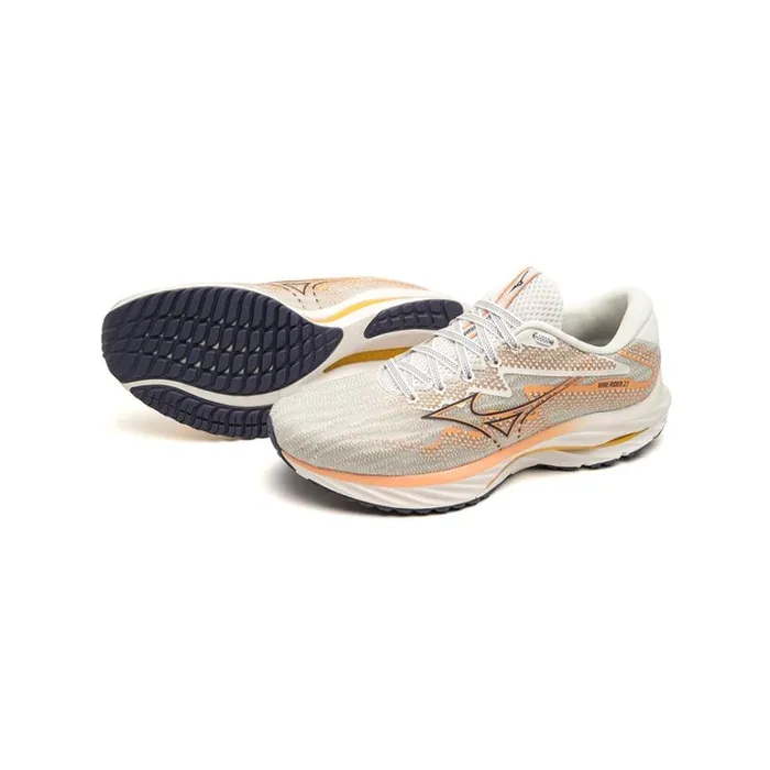 Mizuno WAVE RIDER 27 Swhitenbluecoralreef Women Running Mizuno WAVE RIDER 27 Swhitenbluecoralreef Women Running