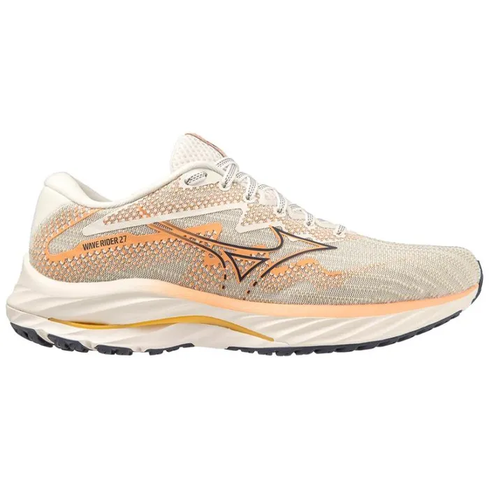 Mizuno WAVE RIDER 27 Swhitenbluecoralreef Women Running Mizuno WAVE RIDER 27 Swhitenbluecoralreef Women Running