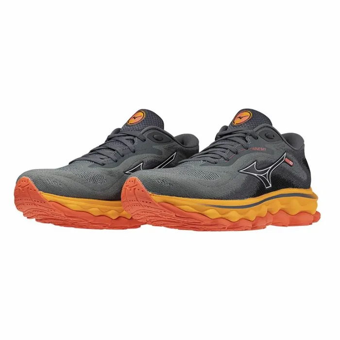 Mizuno WAVE SKY 7 Turbulencewhitecarrot Curl Women Running
