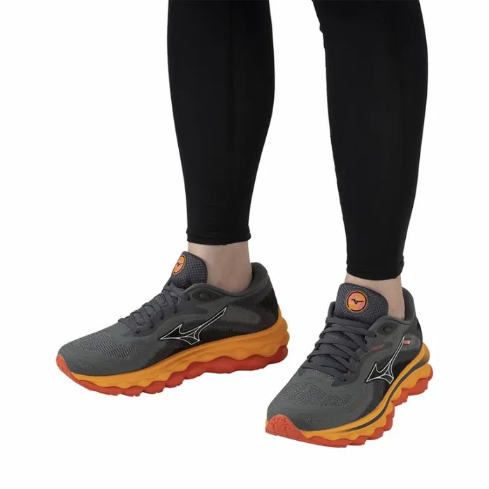 Mizuno WAVE SKY 7 Turbulencewhitecarrot Curl Women Running