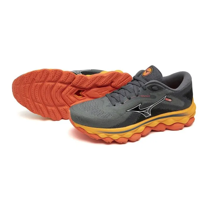 Mizuno WAVE SKY 7 Turbulencewhitecarrot Curl Women Running
