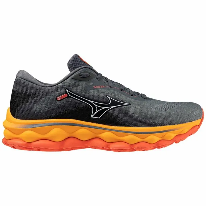 Mizuno WAVE SKY 7 Turbulencewhitecarrot Curl Women Running