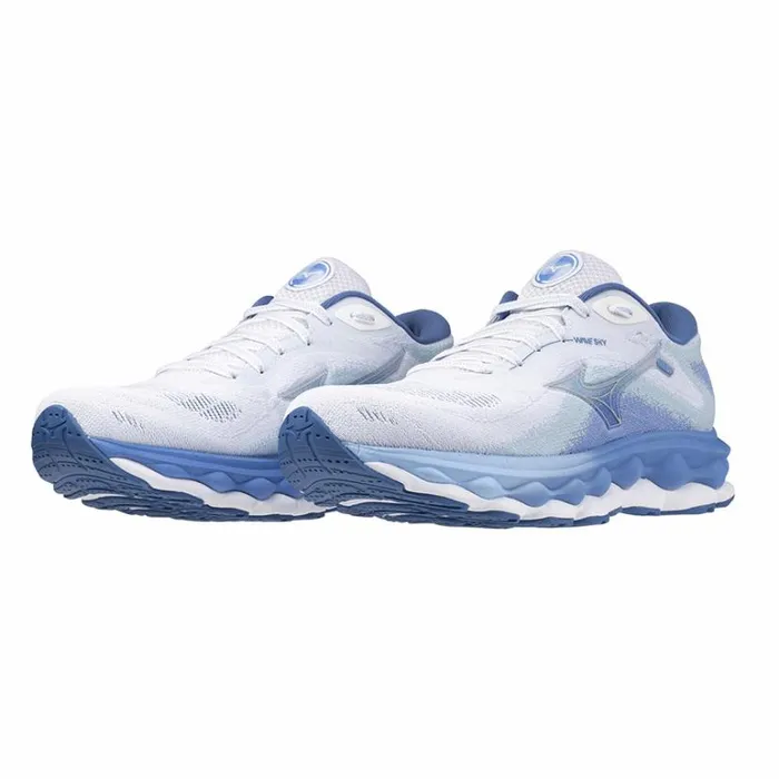 Mizuno WAVE SKY 7 Whitenickelmarina Women Running Mizuno WAVE SKY 7 Whitenickelmarina Women Running