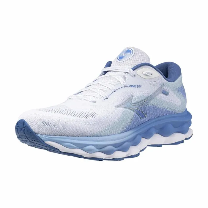 Mizuno WAVE SKY 7 Whitenickelmarina Women Running Mizuno WAVE SKY 7 Whitenickelmarina Women Running