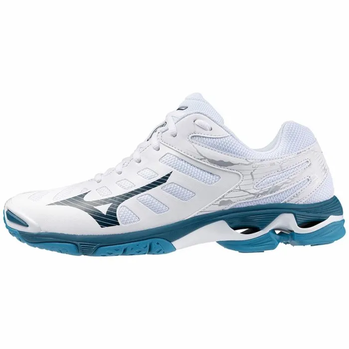 Mizuno WAVE VOLTAGE Whitesailor Bluesilver Women Volleyball