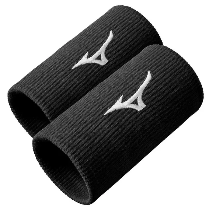 Mizuno Wristband Long Blackwhite WomenMen Athleticwear