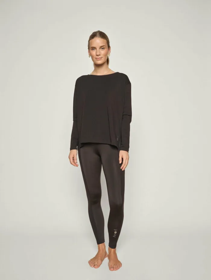 MOS MOSH HEART Sport Women MMKarli Ls Top Black MOS MOSH HEART Sport Women MMKarli Ls Top Black