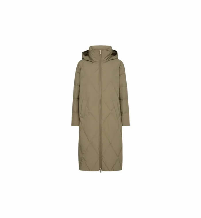 MOS MOSH Jackets and Coats Women MMAhla Long Down Jacket Mermaid MOS MOSH Jackets and Coats Women MMAhla Long Down Jacket Mermaid