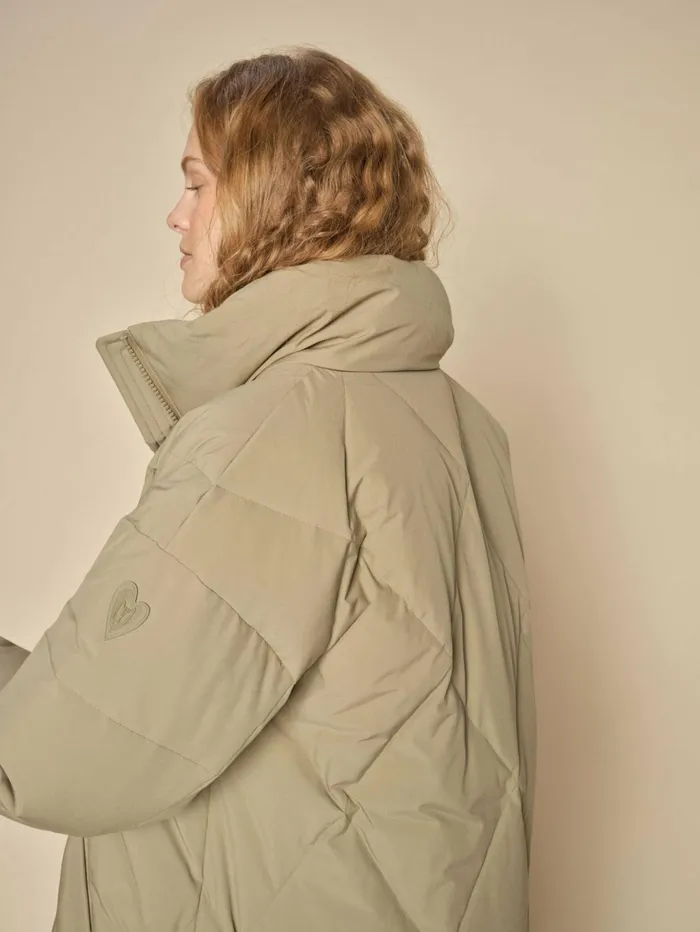 MOS MOSH Jackets and Coats Women MMAhla Long Down Jacket Mermaid MOS MOSH Jackets and Coats Women MMAhla Long Down Jacket Mermaid