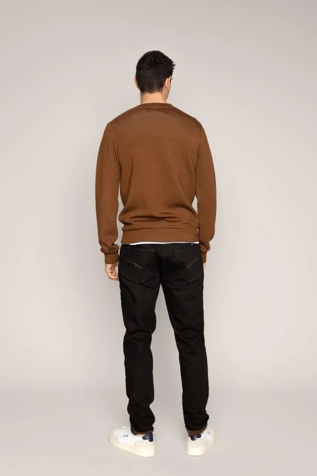 MOS MOSH Jeans Men MMGEric Bari Autumn Jeans Dark Brown MOS MOSH Jeans Men MMGEric Bari Autumn Jeans Dark Brown