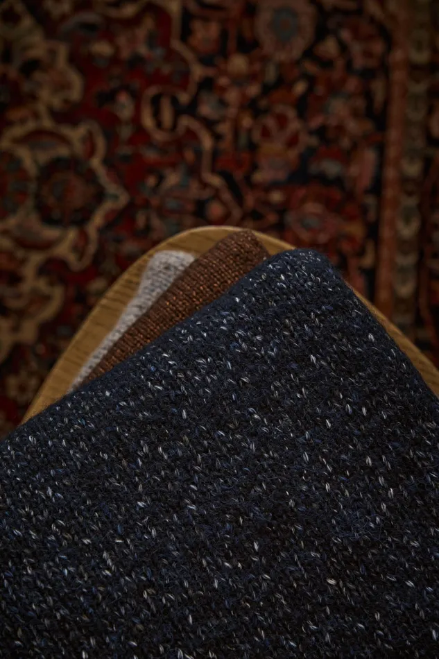 MOS MOSH Knits Men MMGLaporte Nep Knit Navy Melange MOS MOSH Knits Men MMGLaporte Nep Knit Navy Melange