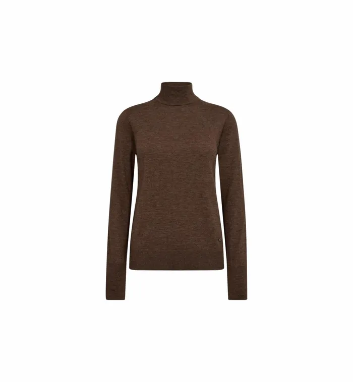 MOS MOSH Knits Women MMRelena Highneck Knit Rain Drum MOS MOSH Knits Women MMRelena Highneck Knit Rain Drum