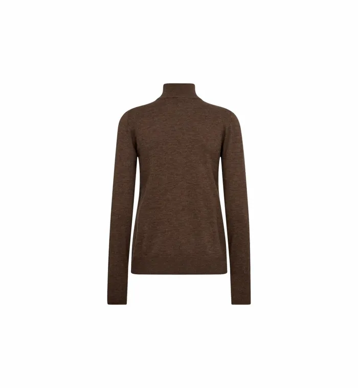 MOS MOSH Knits Women MMRelena Highneck Knit Rain Drum MOS MOSH Knits Women MMRelena Highneck Knit Rain Drum