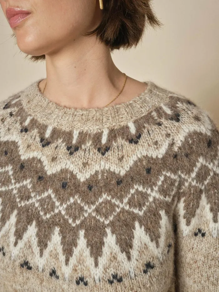 MOS MOSH Knits Women MMSidsel Warm Knit Tannin MOS MOSH Knits Women MMSidsel Warm Knit Tannin