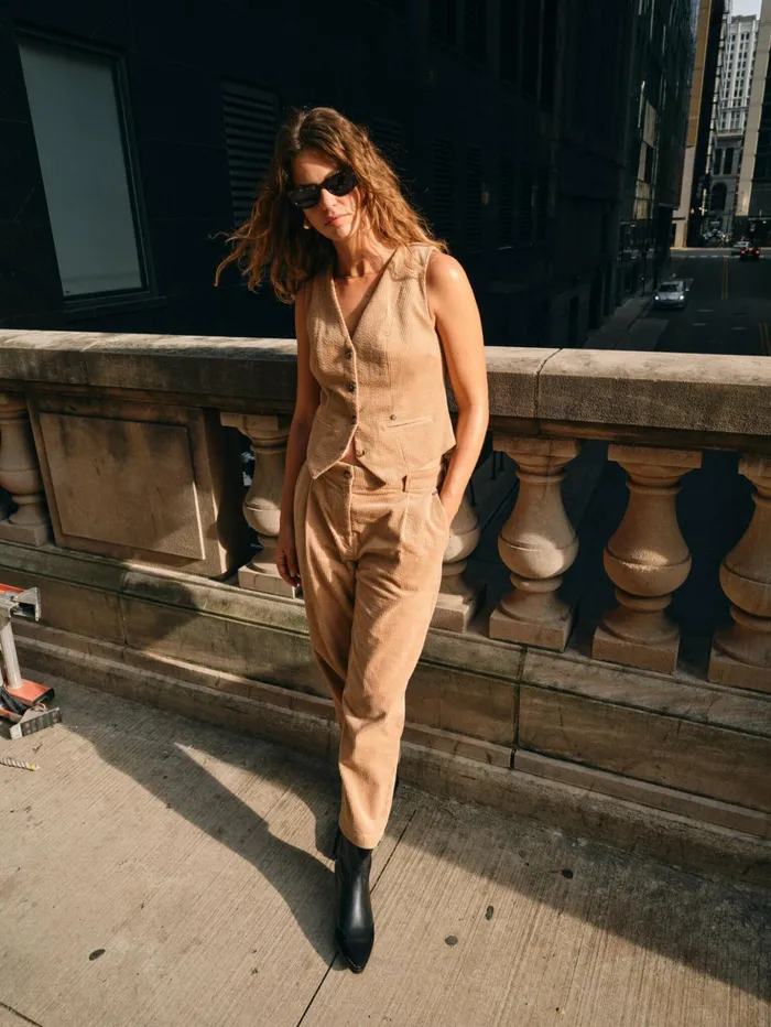 MOS MOSH Pants Women MMFabina Joana Pant Tannin