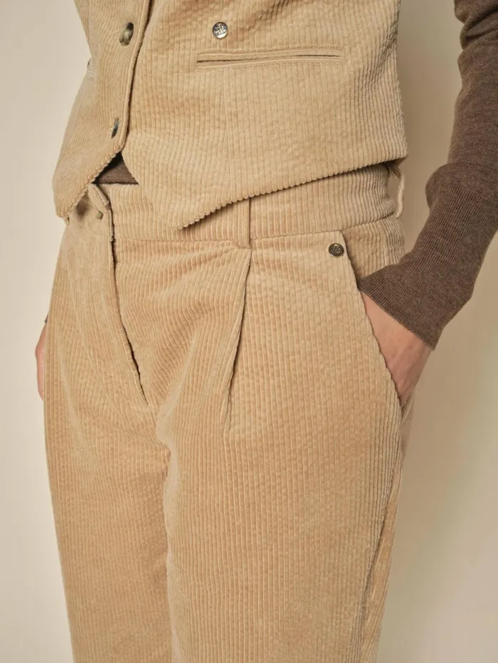 MOS MOSH Pants Women MMFabina Joana Pant Tannin MOS MOSH Pants Women MMFabina Joana Pant Tannin