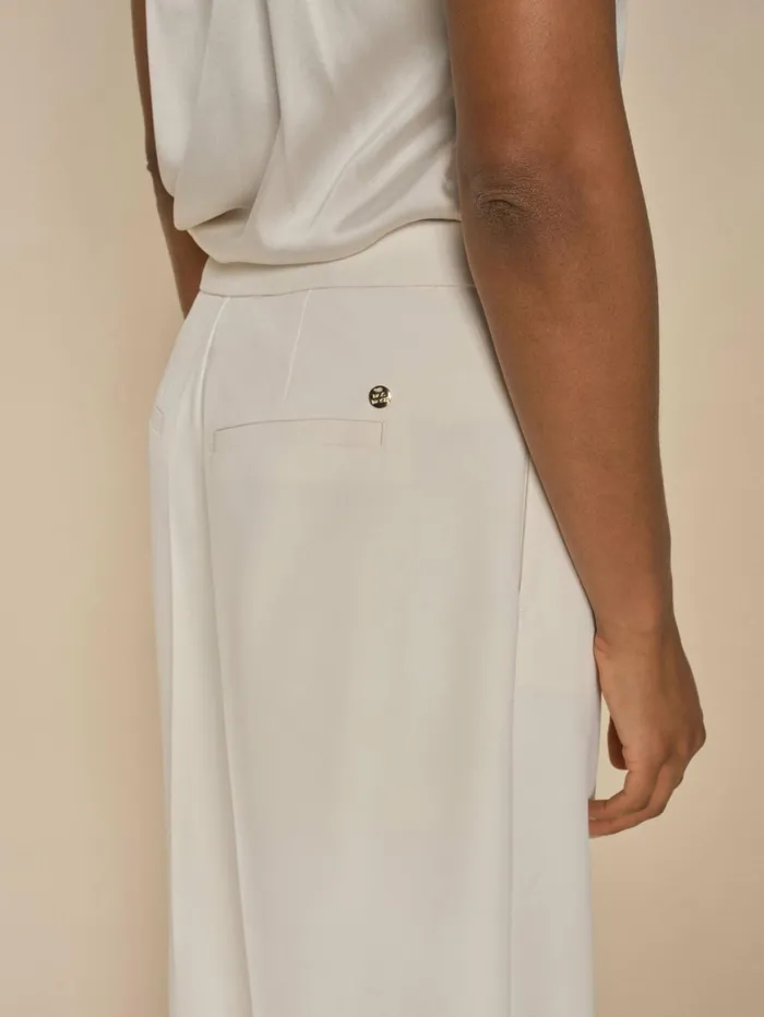 MOS MOSH Pants Women MMLeya Miley Pant Ecru MOS MOSH Pants Women MMLeya Miley Pant Ecru