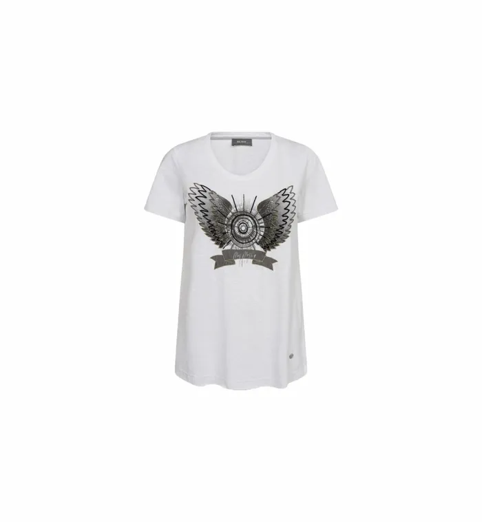 MOS MOSH Tees Women MMGethi OSS Tee White MOS MOSH Tees Women MMGethi OSS Tee White